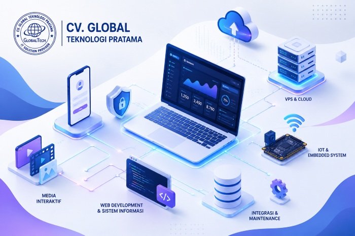 Ilustrasi layanan GlobalTech